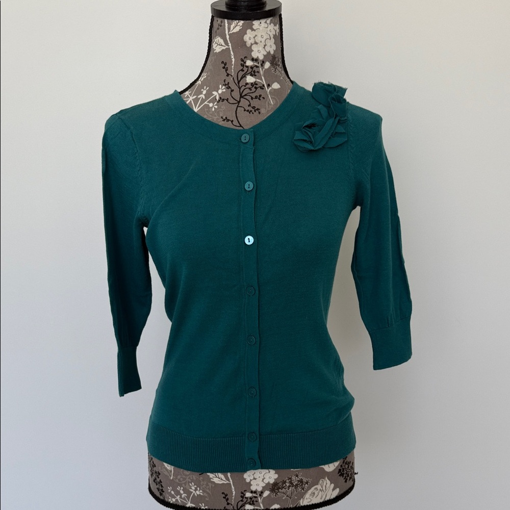 Merona Teal Knit Top
